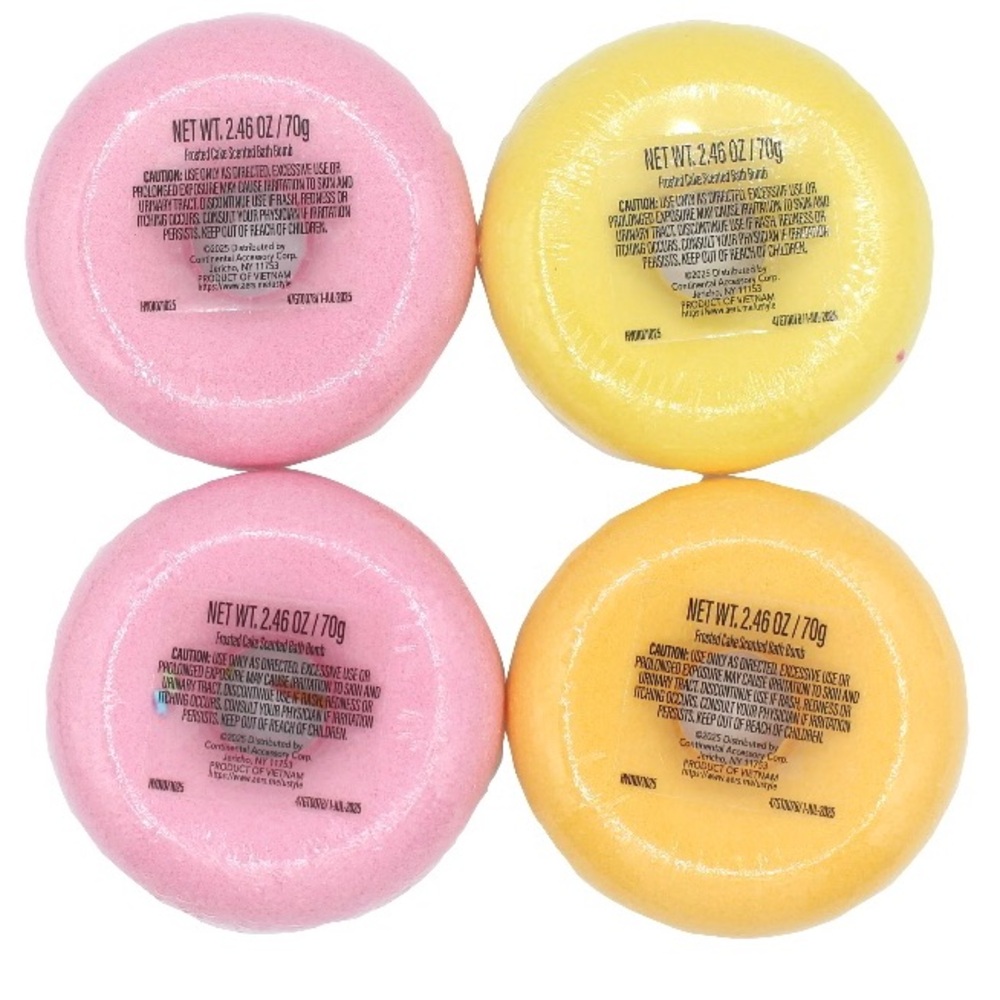 Frosted Cake Scented Bath Bombs Set - Picture 2 of 5